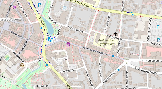 Friseur auf Satellitenbild