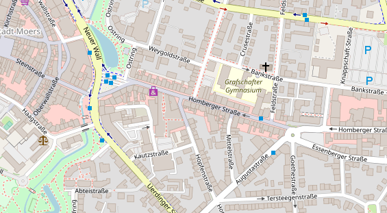 Friseur auf Satellitenbild