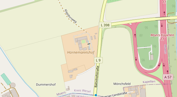 Friseur auf Satellitenbild