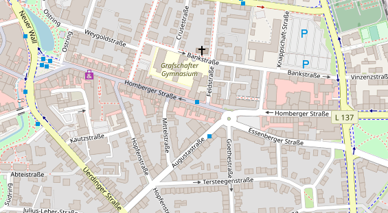 Friseur auf Satellitenbild