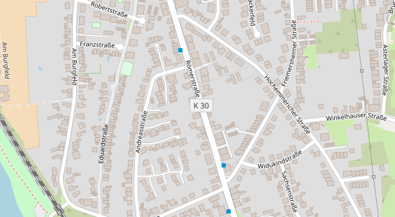 Friseur auf Satellitenbild