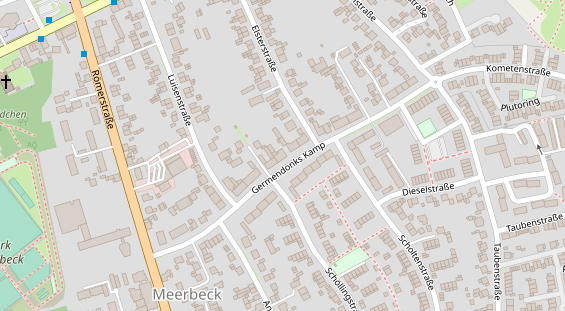 Friseur auf Satellitenbild