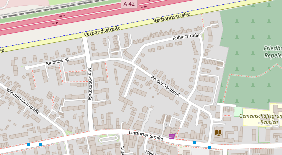 Friseur auf Satellitenbild