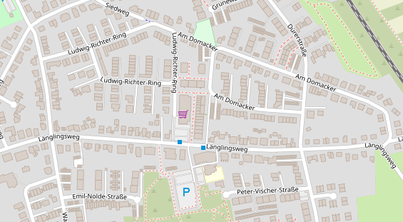 Friseur auf Satellitenbild