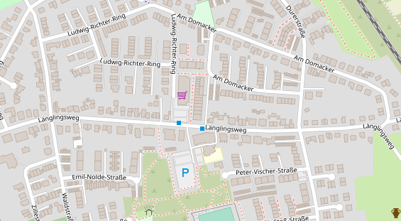 Friseur auf Satellitenbild