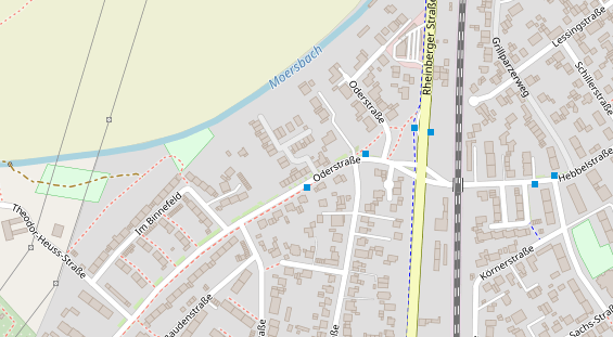 Friseur auf Satellitenbild