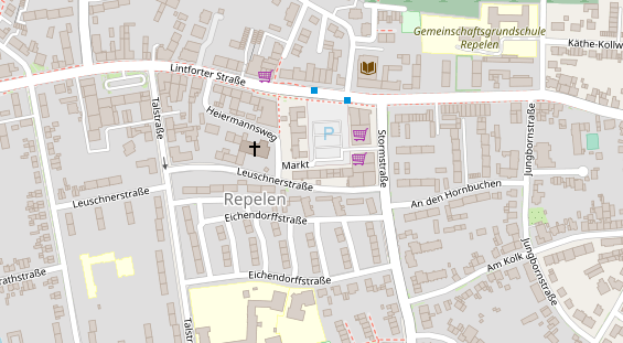 Friseur auf Satellitenbild