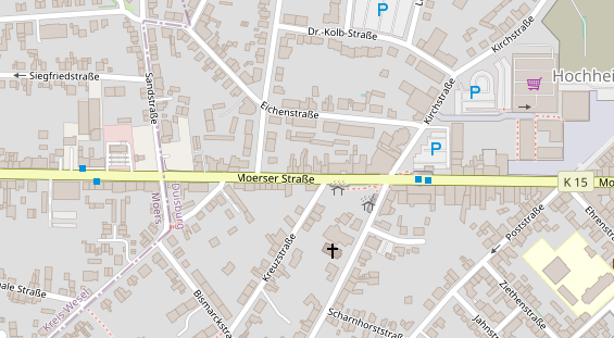 Friseur auf Satellitenbild