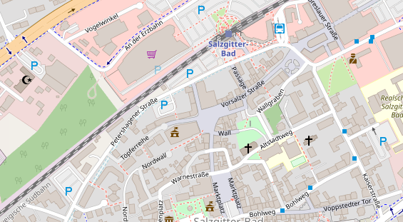 Friseur auf Satellitenbild