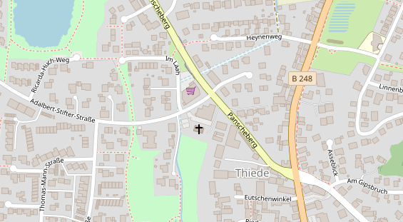 Friseur auf Satellitenbild