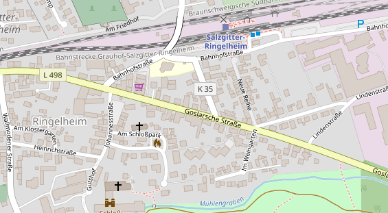 Friseur auf Satellitenbild