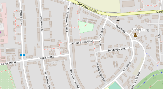 Friseur auf Satellitenbild