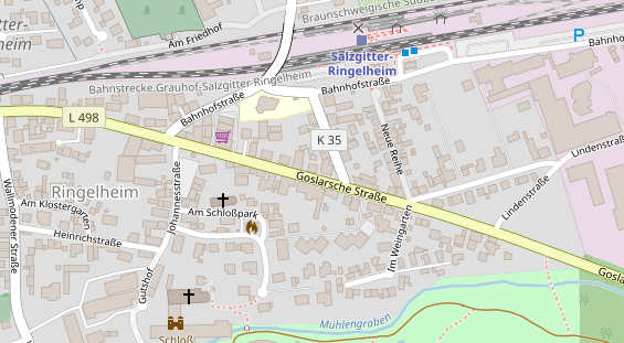 Friseur auf Satellitenbild