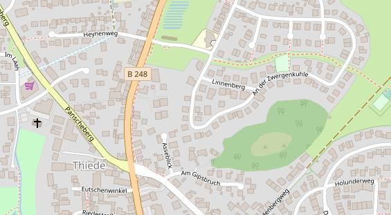 Friseur auf Satellitenbild