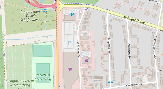 Friseur auf Satellitenbild