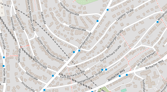 Friseur auf Satellitenbild