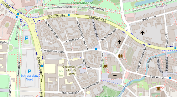 Friseur auf Satellitenbild