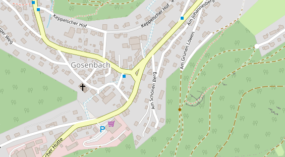 Friseur auf Satellitenbild