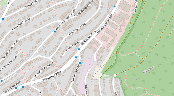 Friseur auf Satellitenbild