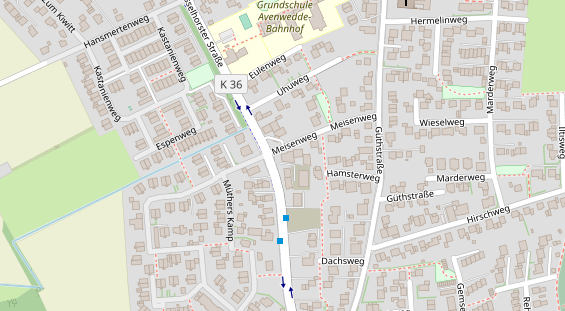 Friseur auf Satellitenbild