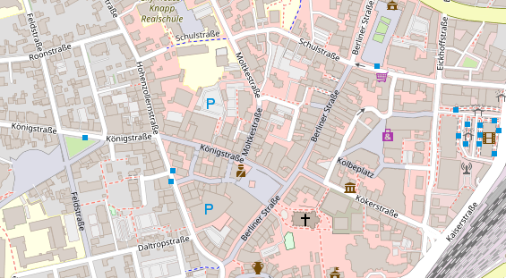 Friseur auf Satellitenbild