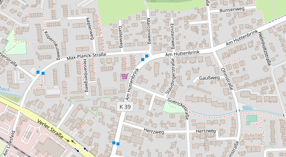 Friseur auf Satellitenbild