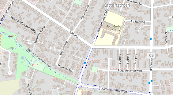 Friseur auf Satellitenbild