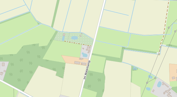 Friseur auf Satellitenbild