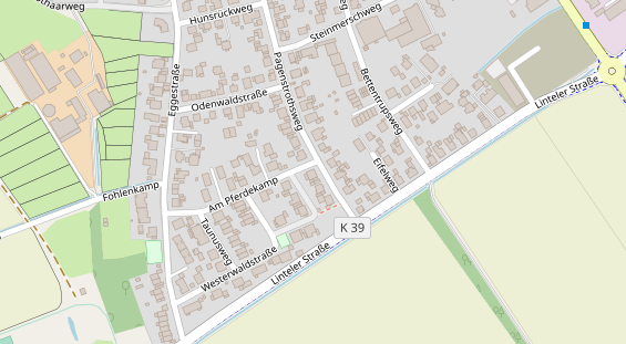 Friseur auf Satellitenbild