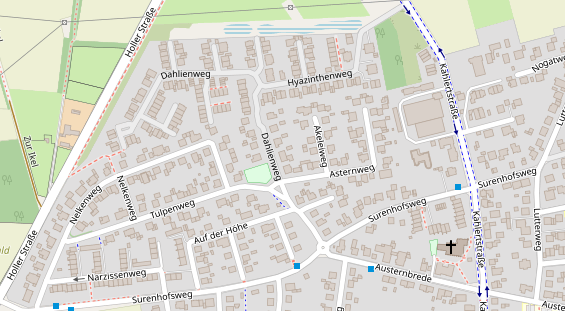 Friseur auf Satellitenbild