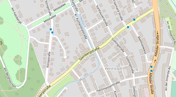 Friseur auf Satellitenbild