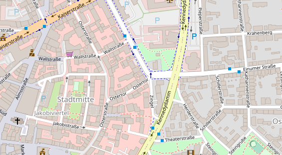 Friseur auf Satellitenbild