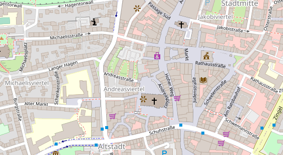 Friseur auf Satellitenbild