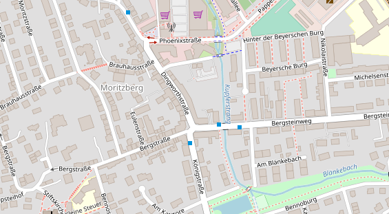 Friseur auf Satellitenbild