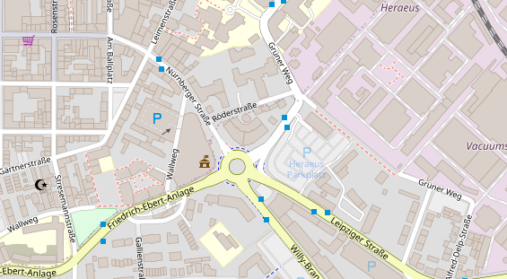 Friseur auf Satellitenbild