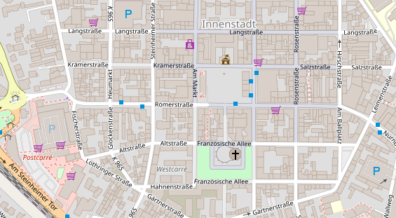 Friseur auf Satellitenbild