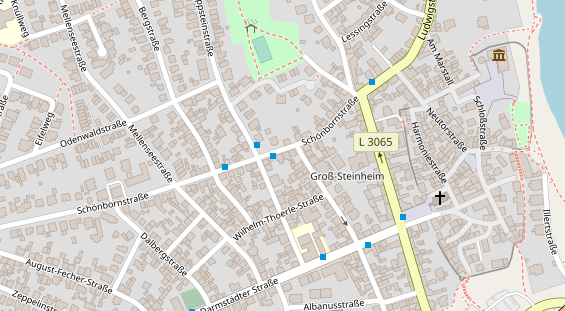 Friseur auf Satellitenbild