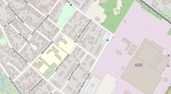 Friseur auf Satellitenbild