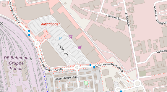 Friseur auf Satellitenbild