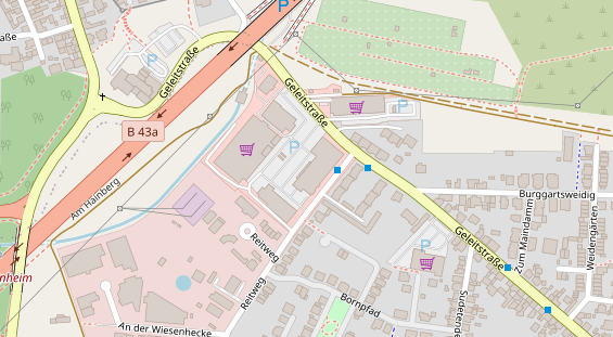 Friseur auf Satellitenbild