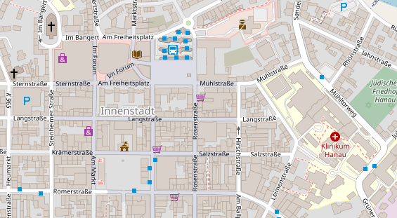 Friseur auf Satellitenbild