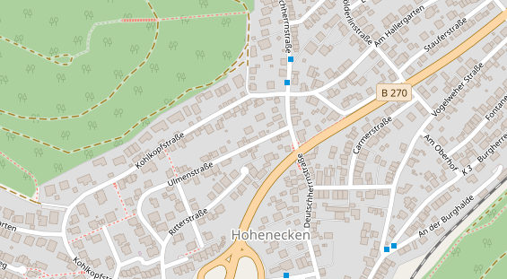 Friseur auf Satellitenbild