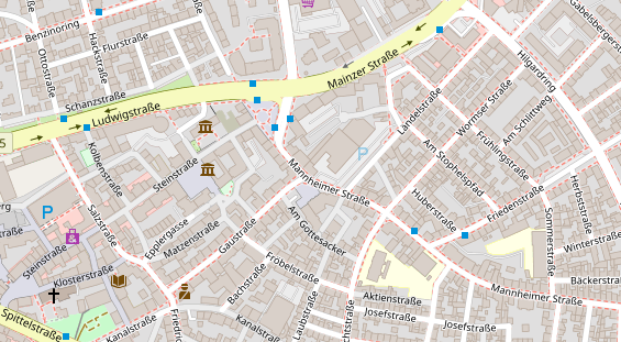 Friseur auf Satellitenbild