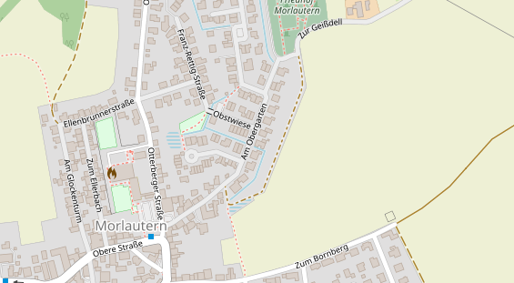 Friseur auf Satellitenbild