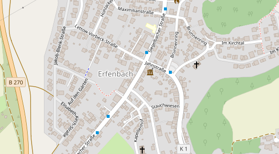 Friseur auf Satellitenbild