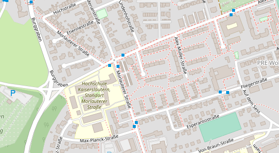 Friseur auf Satellitenbild