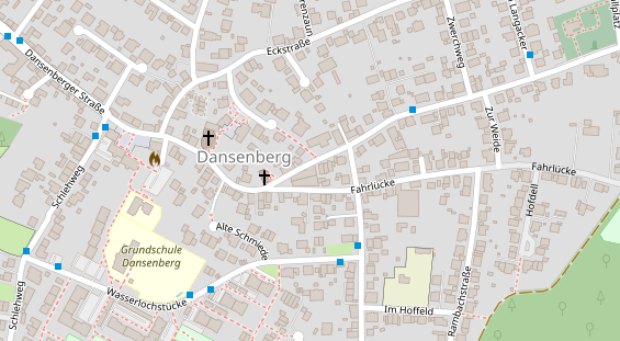 Friseur auf Satellitenbild