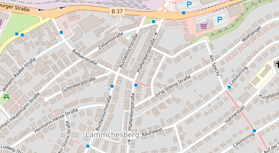 Friseur auf Satellitenbild