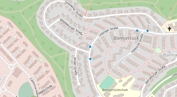 Friseur auf Satellitenbild