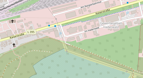 Friseur auf Satellitenbild